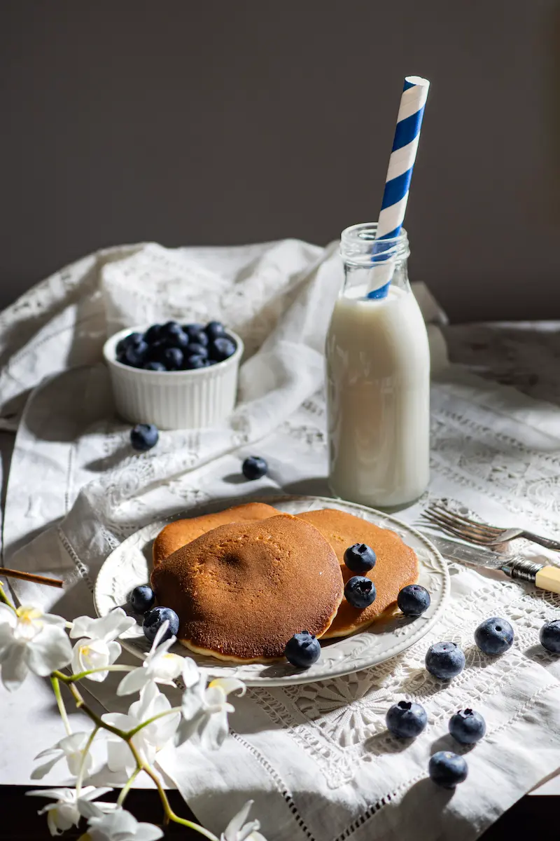 Pancakes with Blueberries