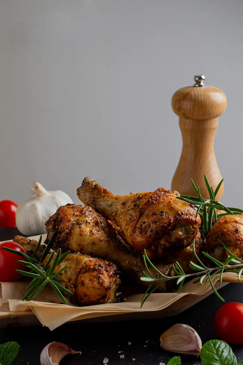 Roasted Chicken Main Course for Menu